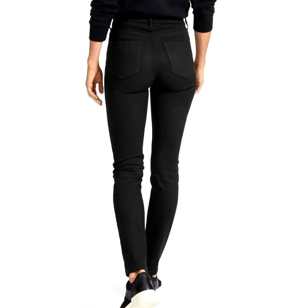 Everlane black mid rise ankle skinny jeans